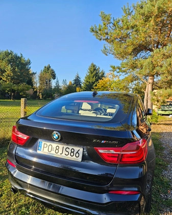 BMW X4 M cena 171000 przebieg: 80000, rok produkcji 2017 z Luboń małe 92